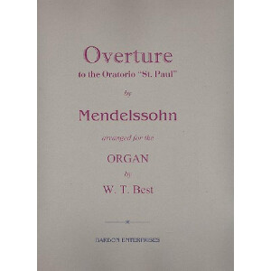 Overture to the Oratorio Sanct Paul