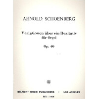Variations on a Recitative op.40