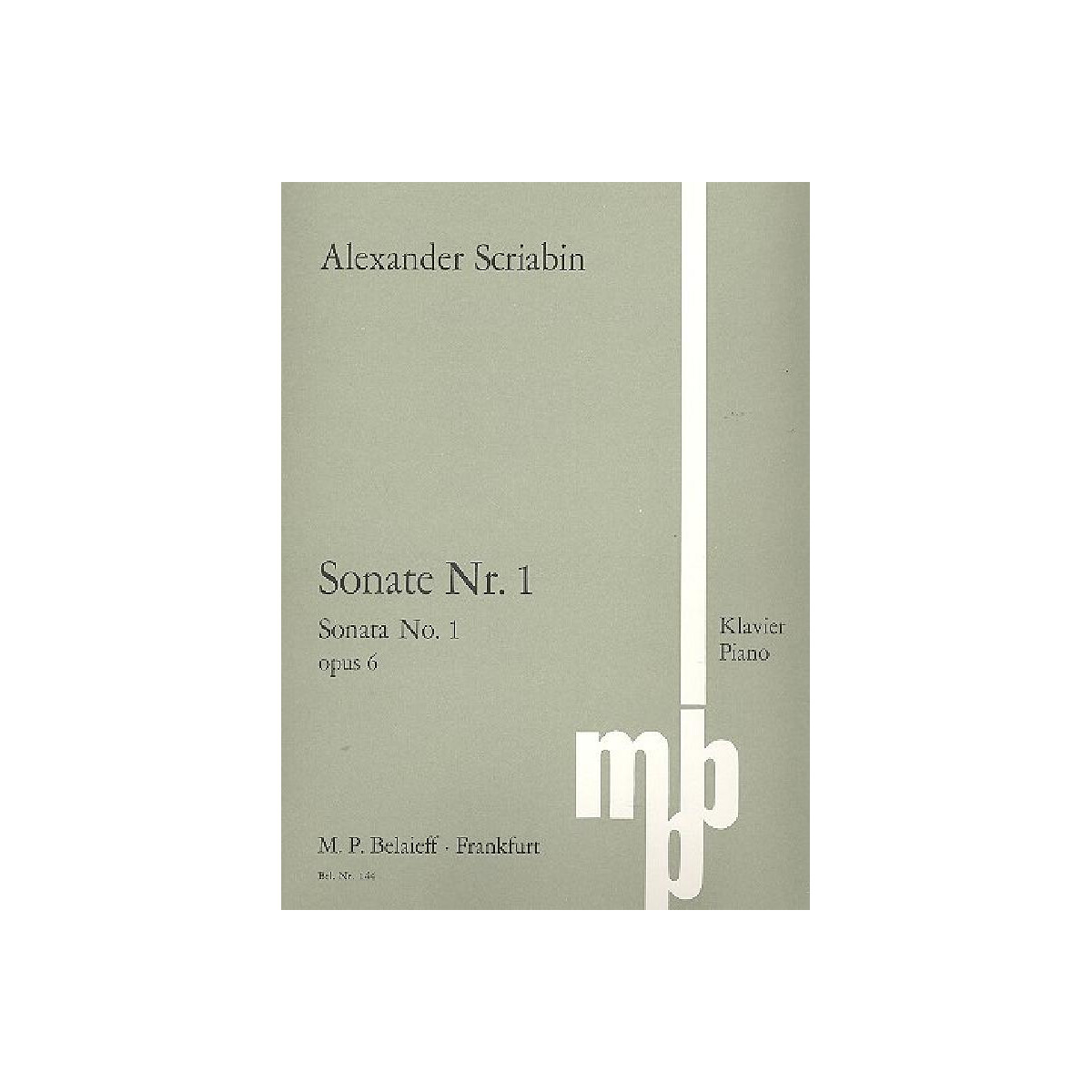 Sonate f-Moll Nr.1 op.6 für Klavier box