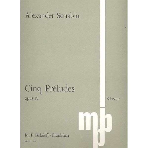 5 Préludes op.15