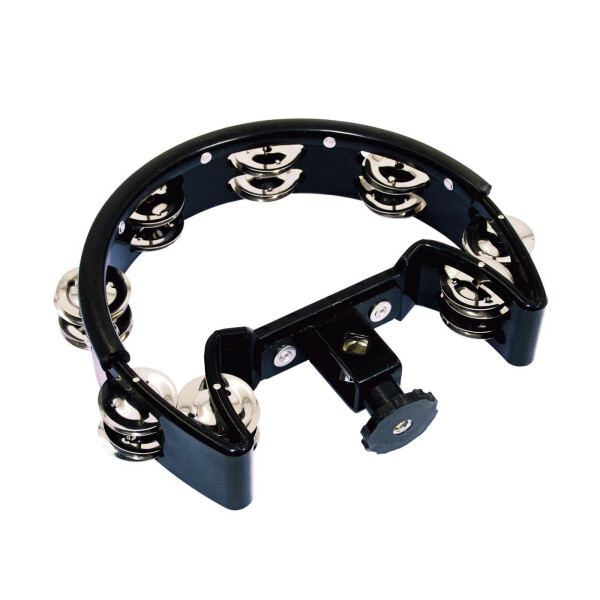 Dimavery half round tambourine with holder