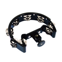Dimavery half round tambourine with holder