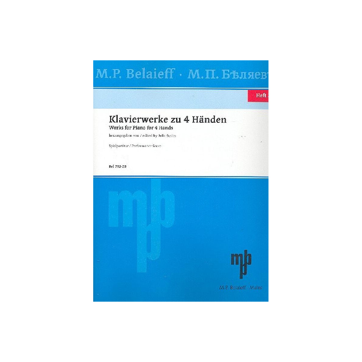 Klavierwerke zu 4 Händen Band 2 +CD box