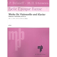 Belle epoque russe für Violoncello