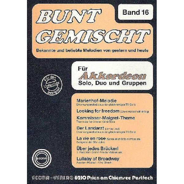 Bunt gemischt Band 16