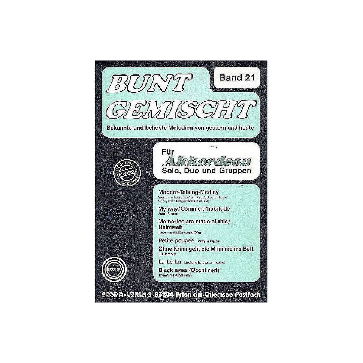 Bunt gemischt Band 21 box