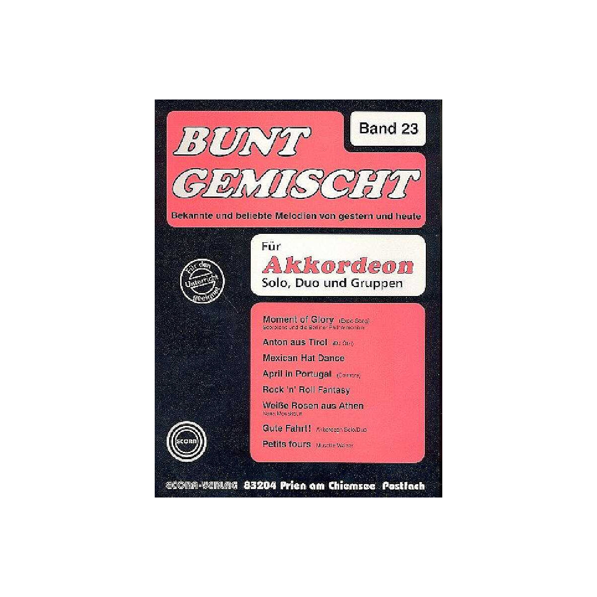 Bunt gemischt 23 für Akkordeon