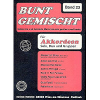Bunt gemischt 23 für Akkordeon