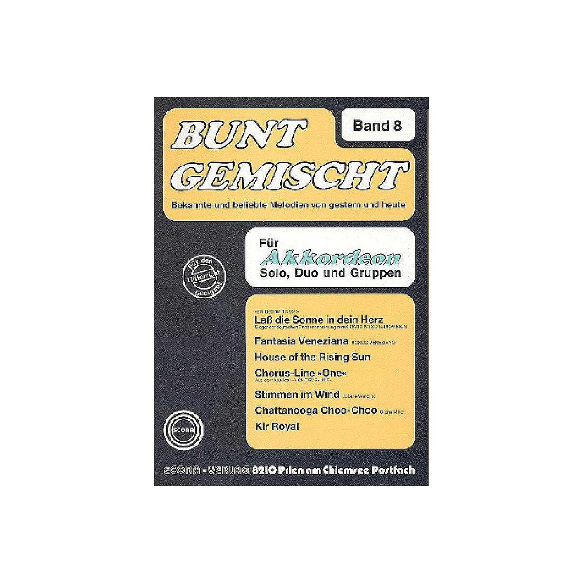 Bunt gemischt Band 8 für Akkordeon