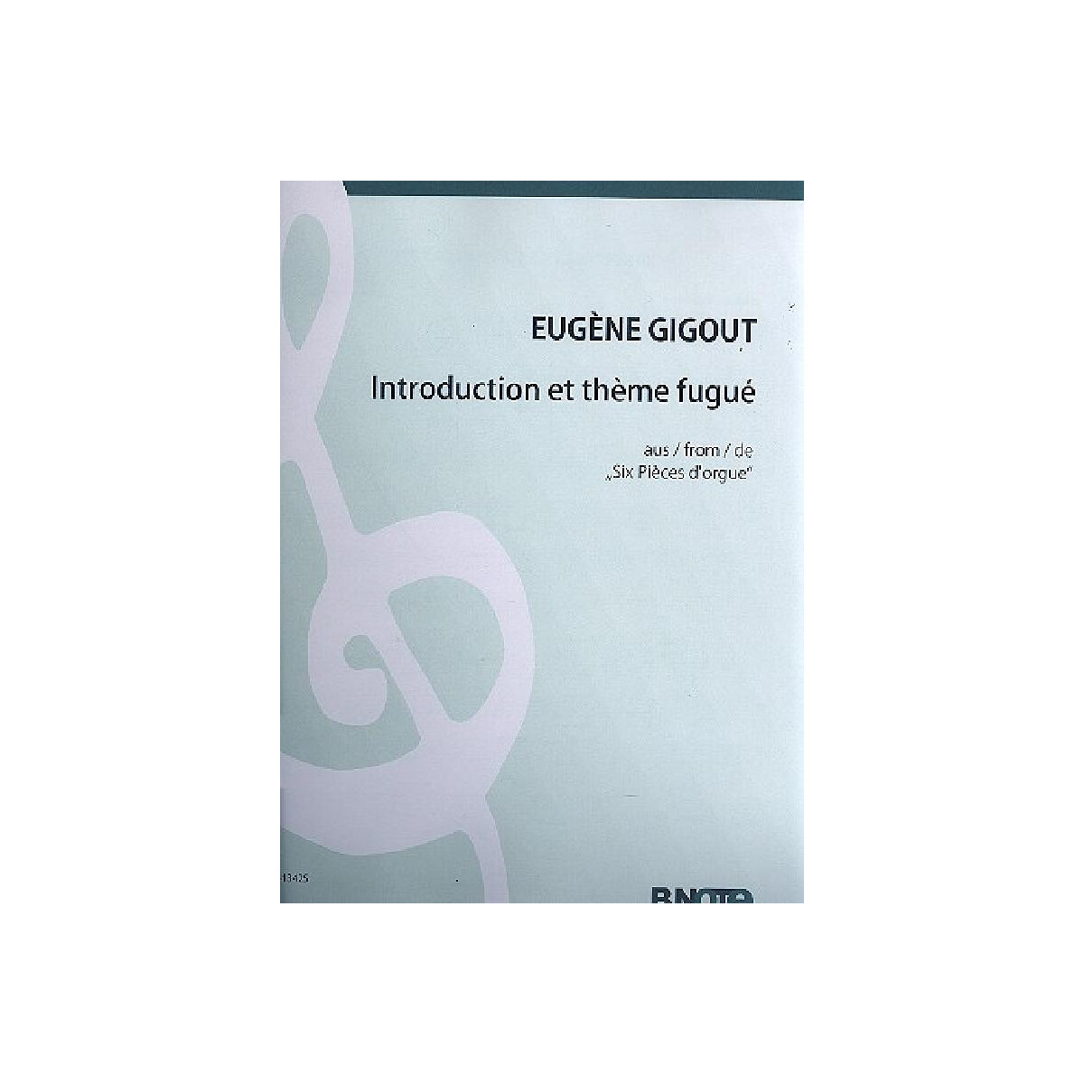 Introduction et thème fugué pour orgue