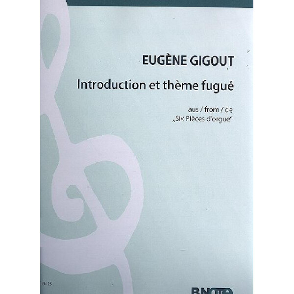 Introduction et thème fugué pour orgue