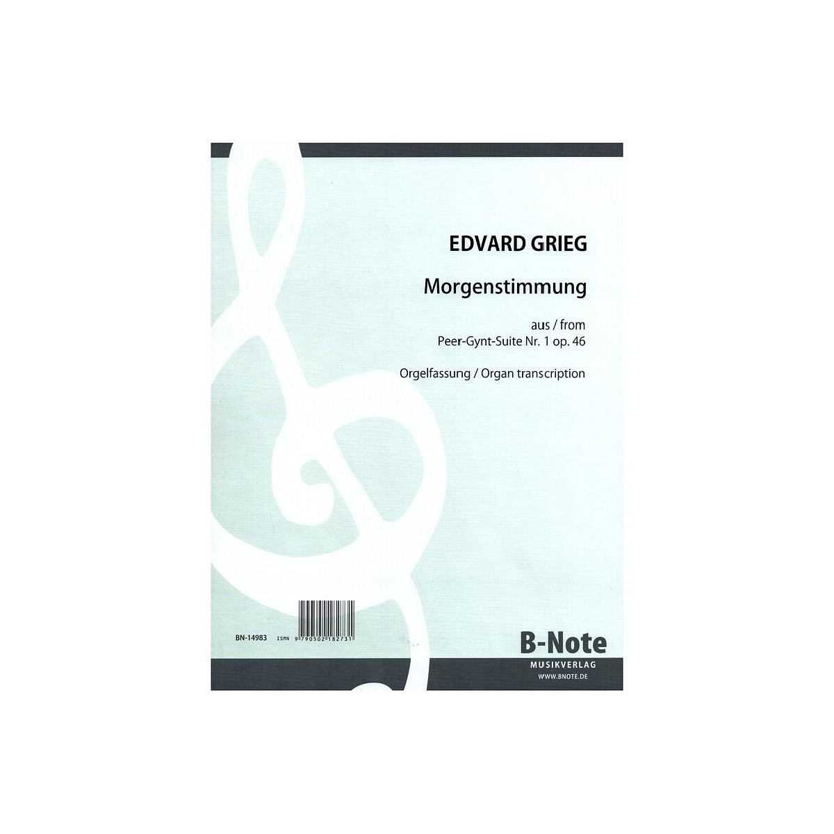 Morgenstimmung für Orgel