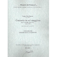Concerto in sol maggiore GerB480 für Violoncello, Streicher und Bc