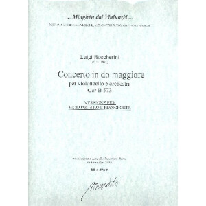 Konzert C-Dur GerB573 für Violoncello und Orchester