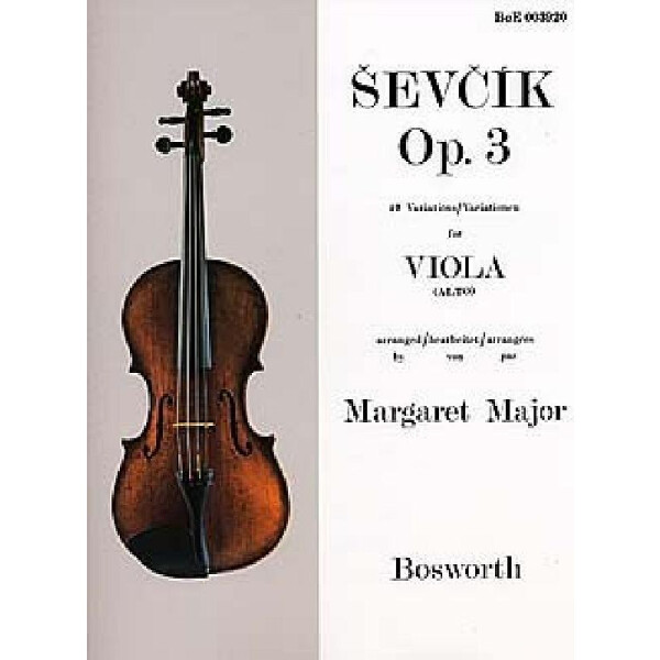 40 Variationen op.3 für Viola
