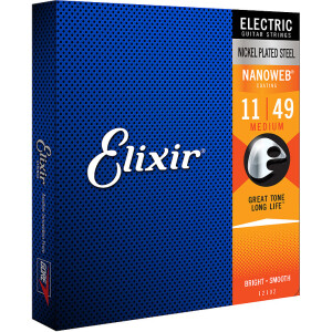 Elixir 12102 Nanoweb Electric Guitar