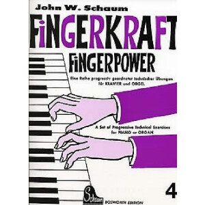 Fingerkraft Band 4 f&uuml;r Klavier/Orgel