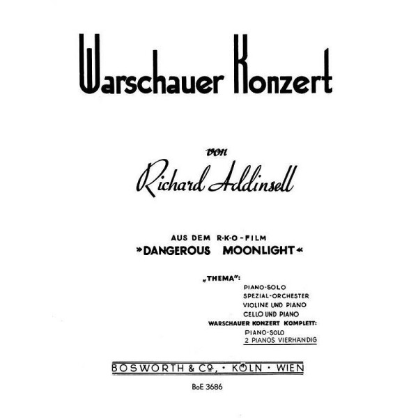 Warschauer Konzert für Klavier