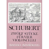 12 Stücke für 4 Violoncelli