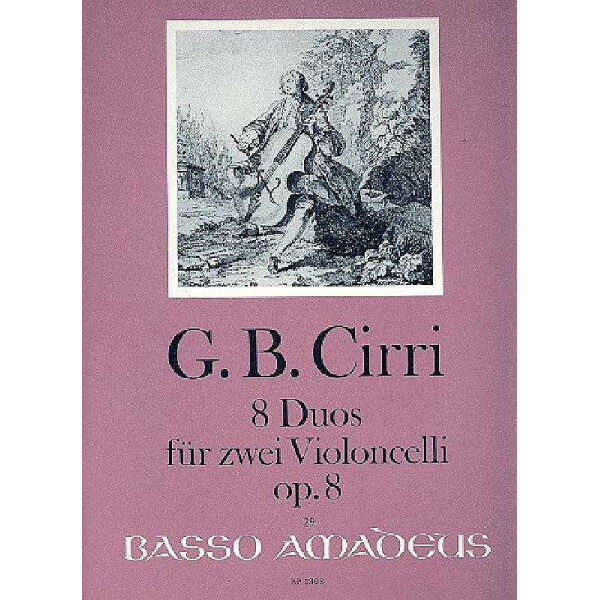 8 Duos op.8 für 2 Violoncelli