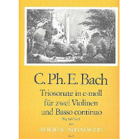 Triosonate c-Moll WQ161 Nr.1