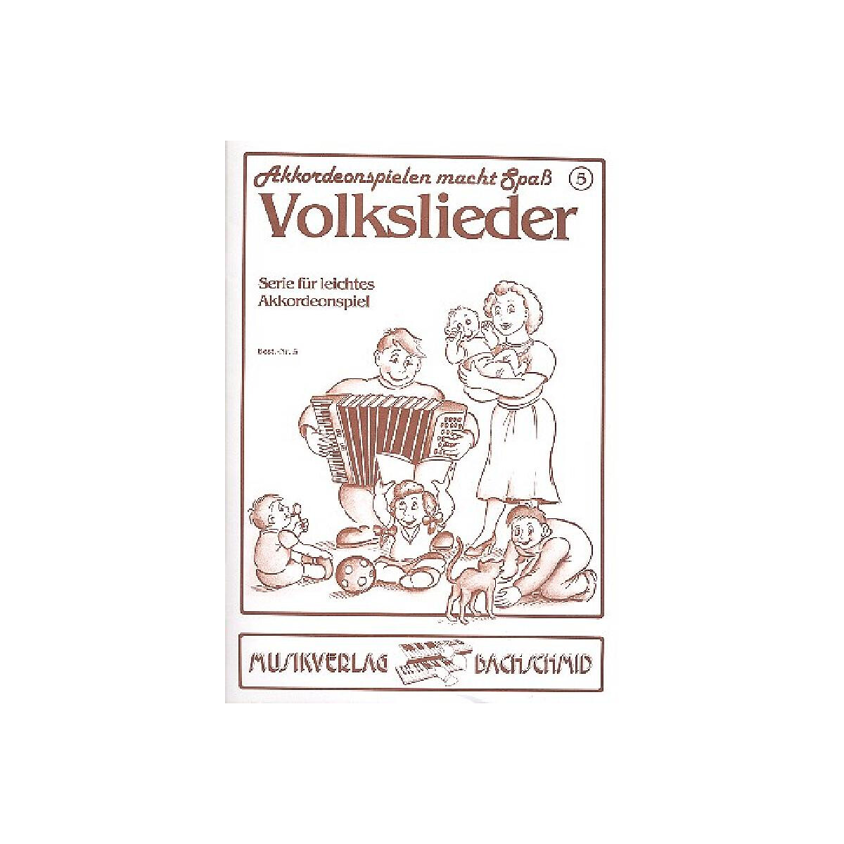 Volkslieder für Akkordeon box