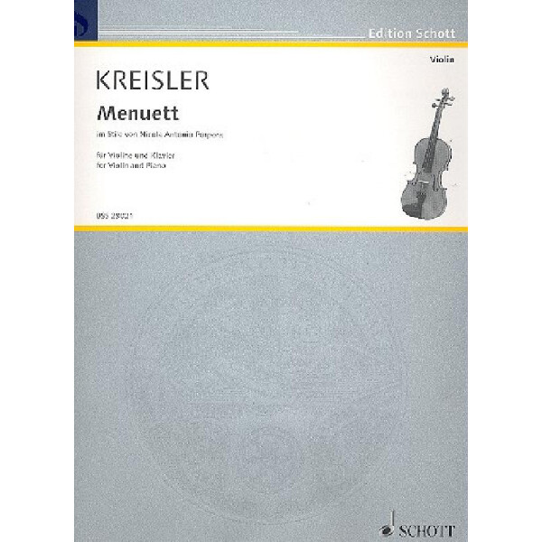 Menuett im Stile von Nicola Antonio