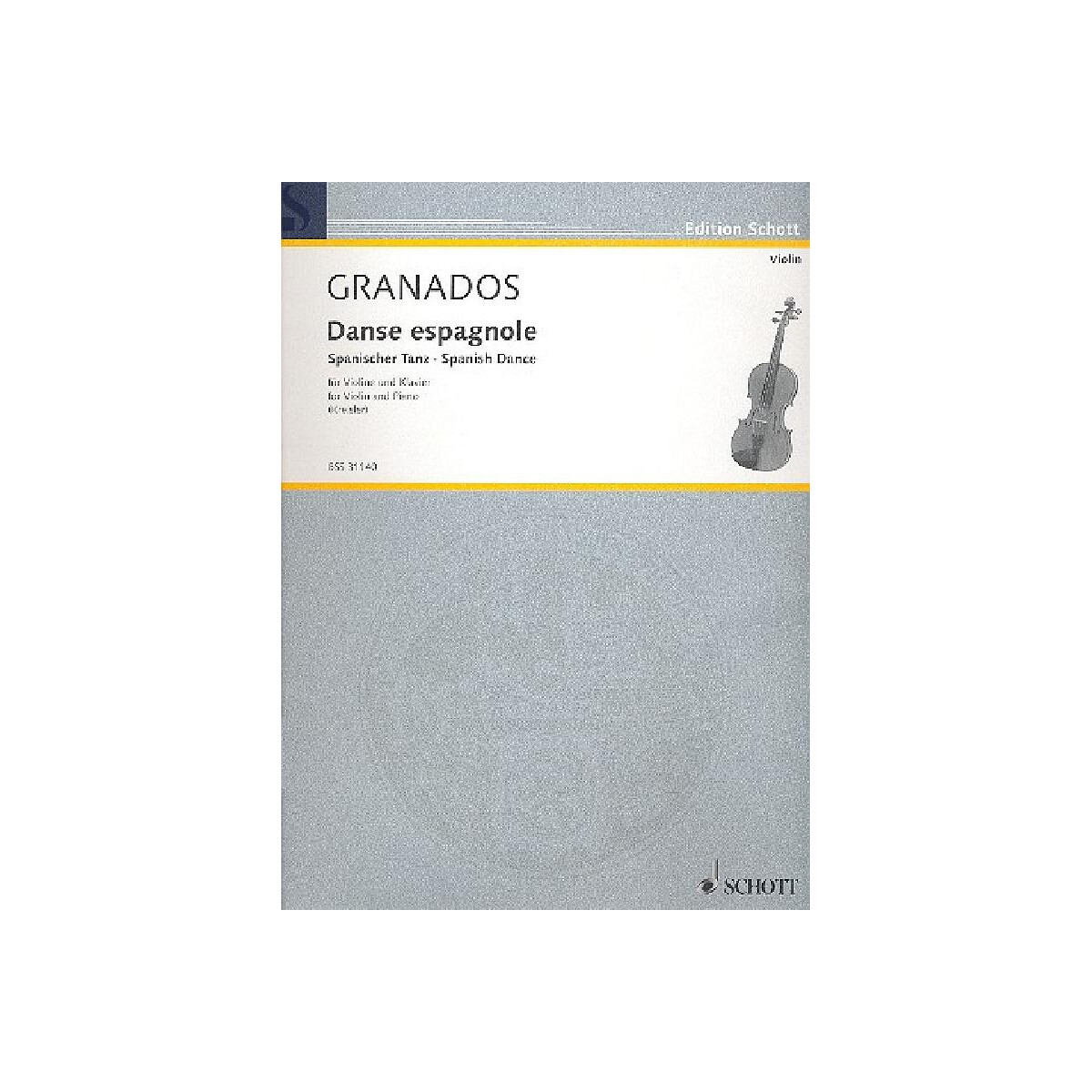 Danse espagnole für Violine und box