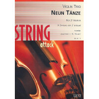 9 Tänze für 3 Violinen