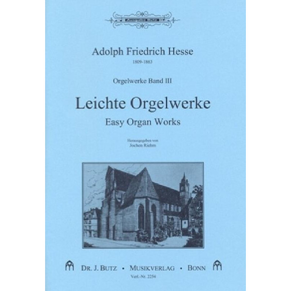 Orgelwerke Band 3 Leichte Orgelwerke
