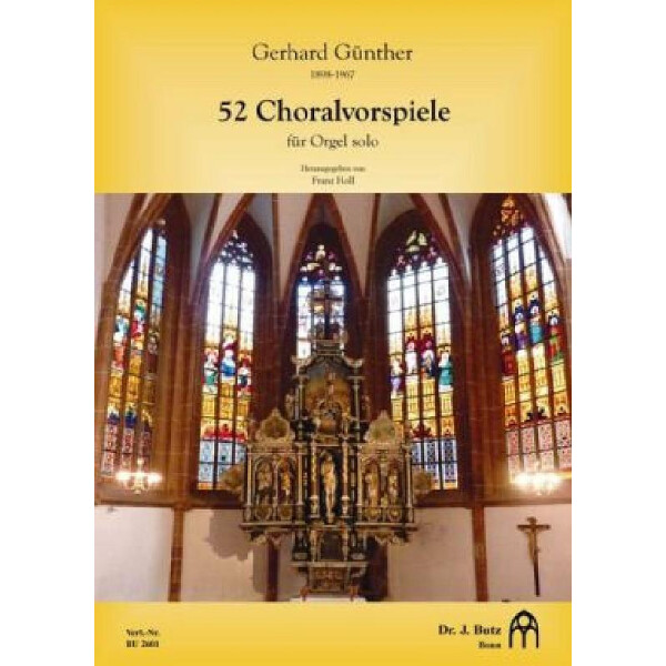 52 Choralvorspiele für Orgel
