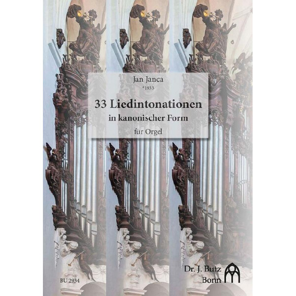 33 Liedintonationen in kanonischer Form