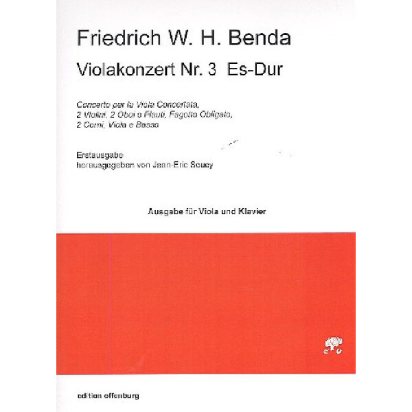 Konzert Es-Dur Nr.3 für Viola und Streichorchester
