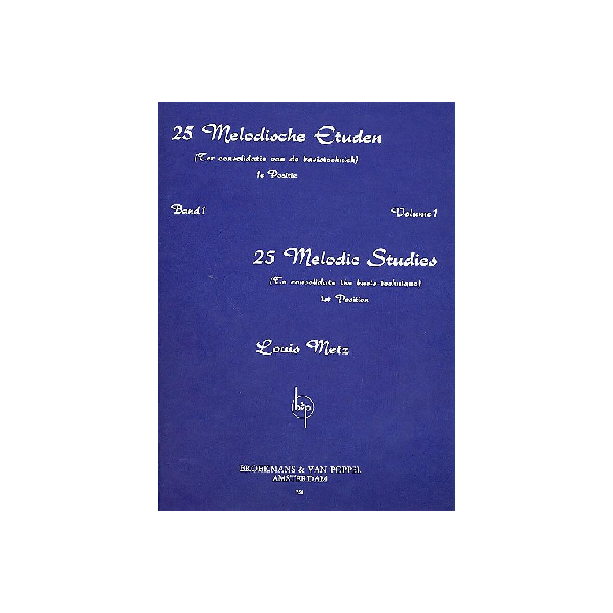25 melodic studies to consolidate the basis-