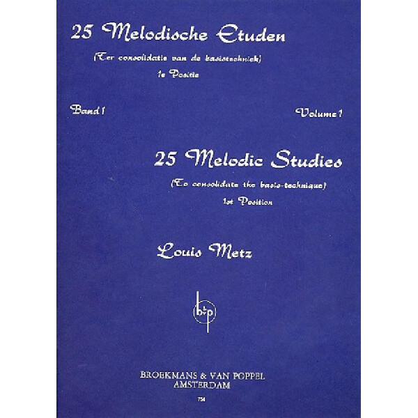 25 melodic studies to consolidate the basis-