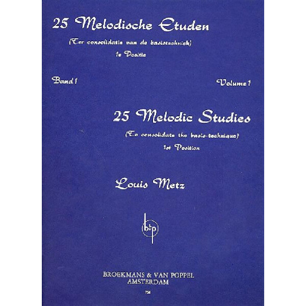 25 melodic studies to consolidate the basis-