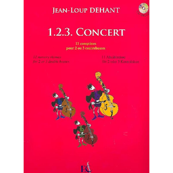 1.2.3. concert (+CD) pour 2 -3 contrebasses