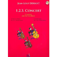 1.2.3. concert (+CD) pour 2 -3 contrebasses
