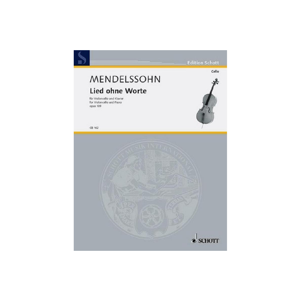 Lied ohne Worte op.109 für Violonce box