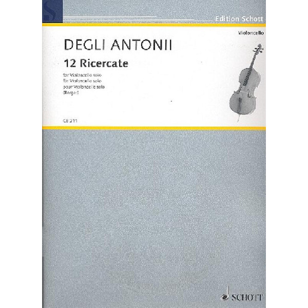 12 Ricercate für Violoncello