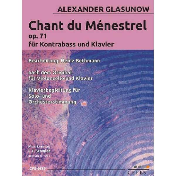 Chant du ménestrel op.71