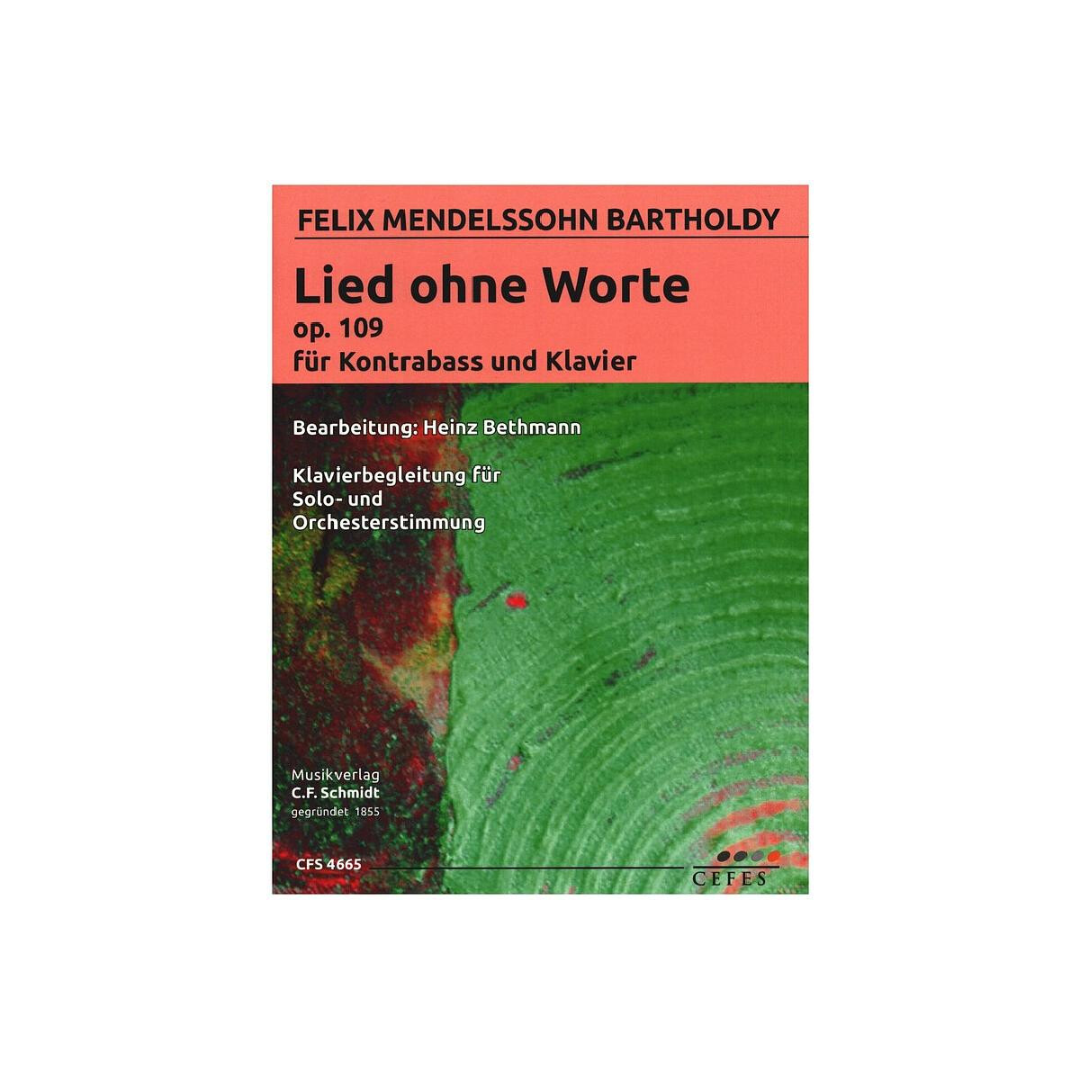 Lied ohne Worte op.109