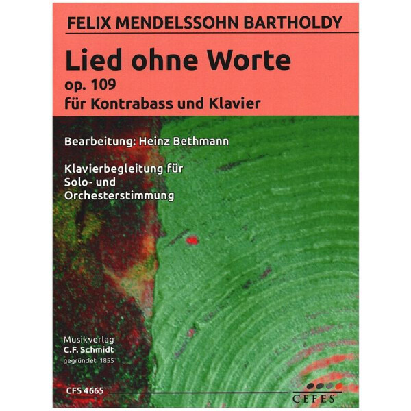 Lied ohne Worte op.109