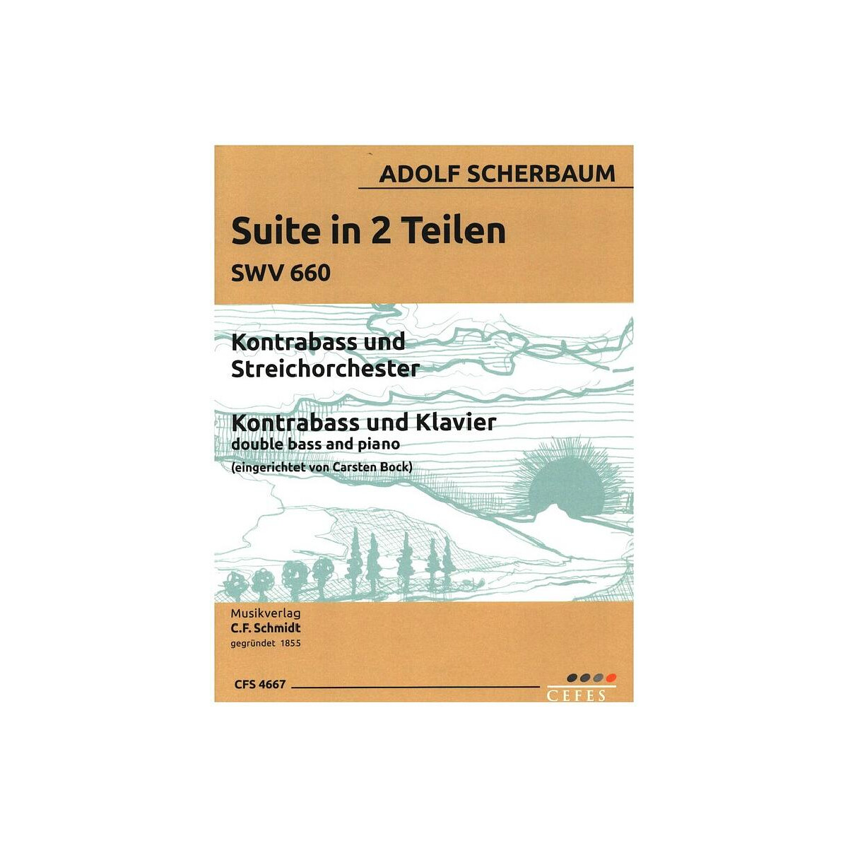 Suite in 2 Teilen SWV660 f&uuml;r Kontrabass und...