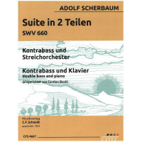 Suite in 2 Teilen SWV660 für Kontrabass und Streichorchester
