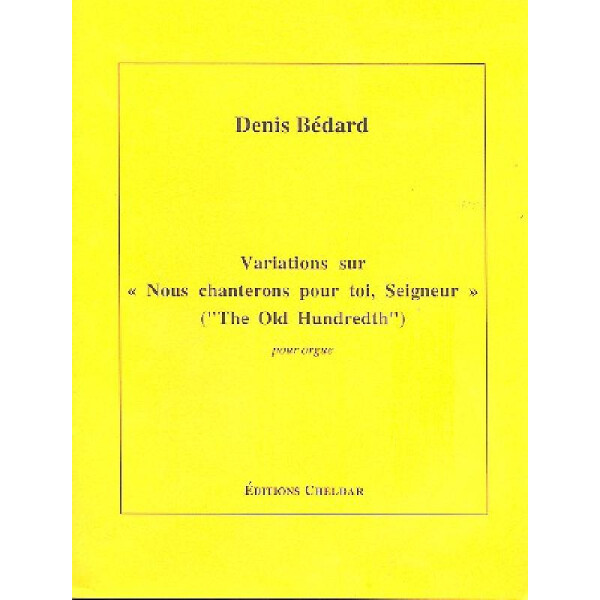 Variations sur Nous chanterons pour toi