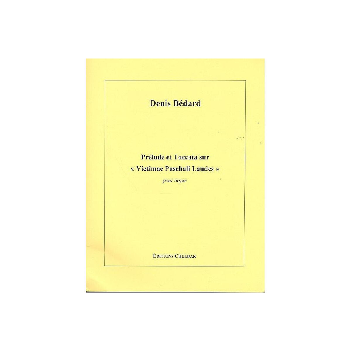 Prelude et toccata sur Victimae Paschali box