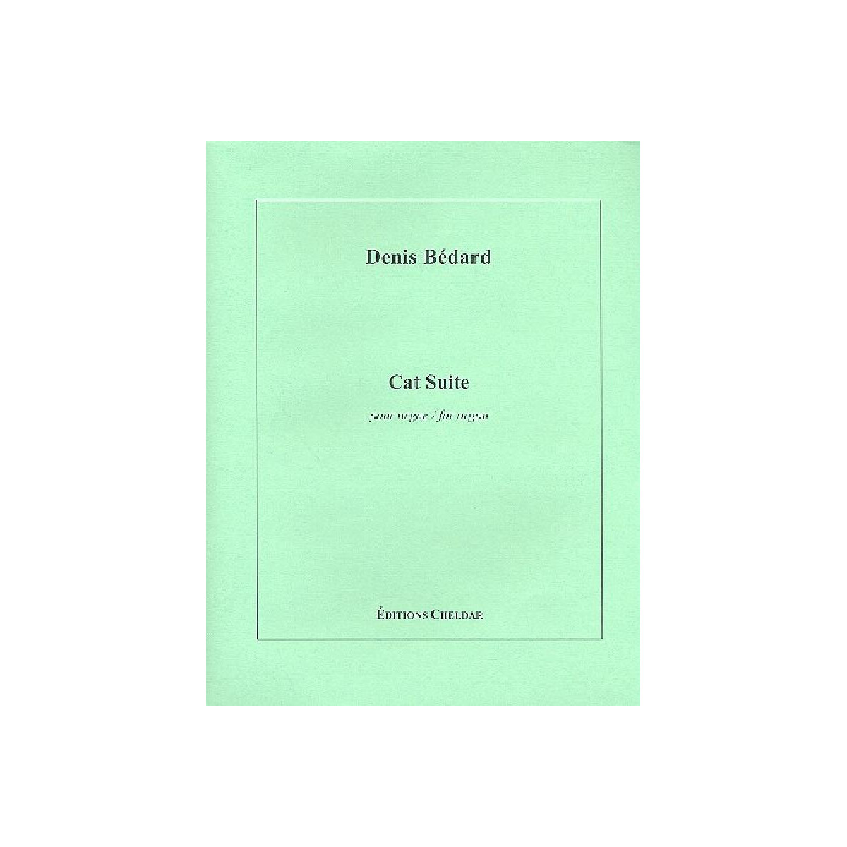 Cat Suite pour orgue