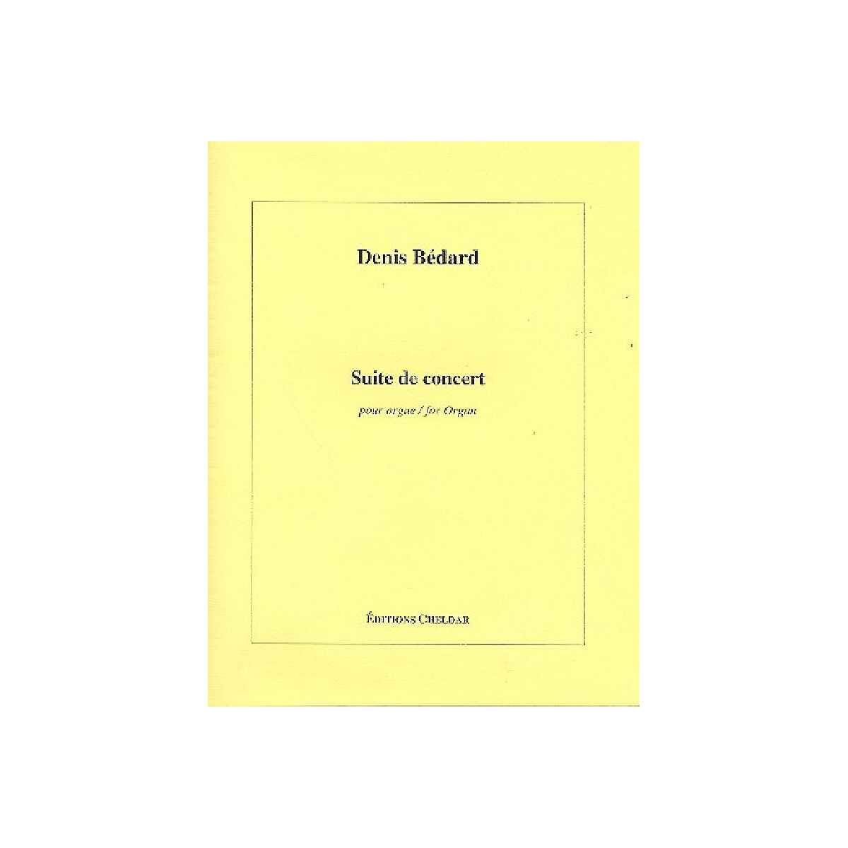 Suite de concert pour orgue box