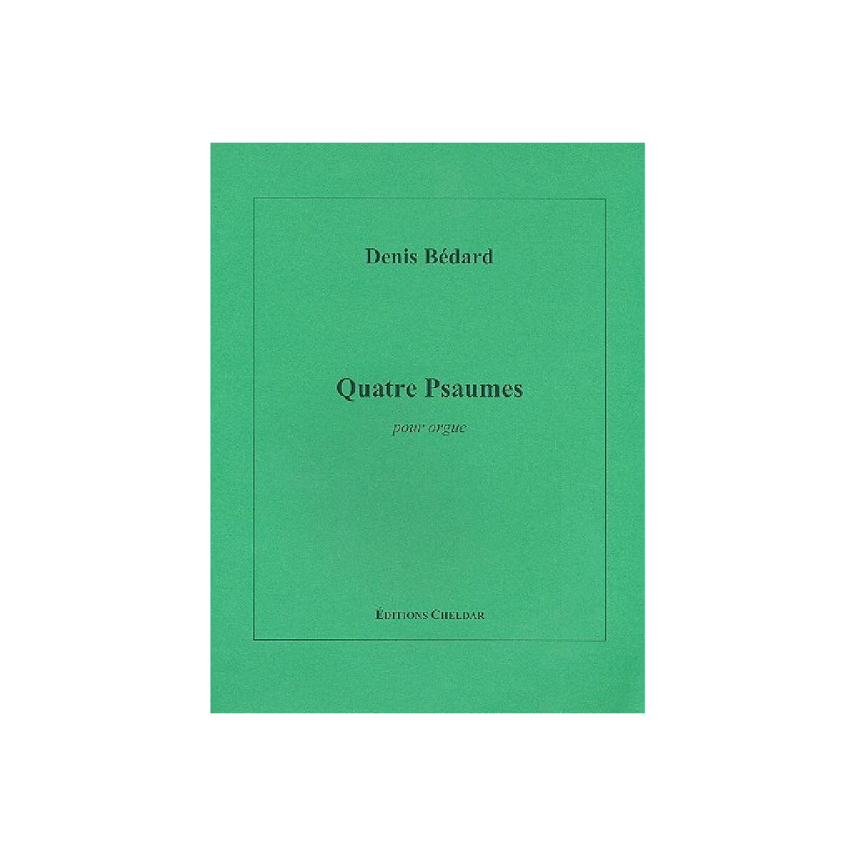 4 Psaumes pour orgue box